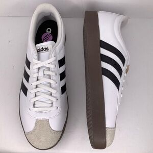 New Adidas Classic Low VL Court Base Men’s White Sneakers Various Size 10,10.5